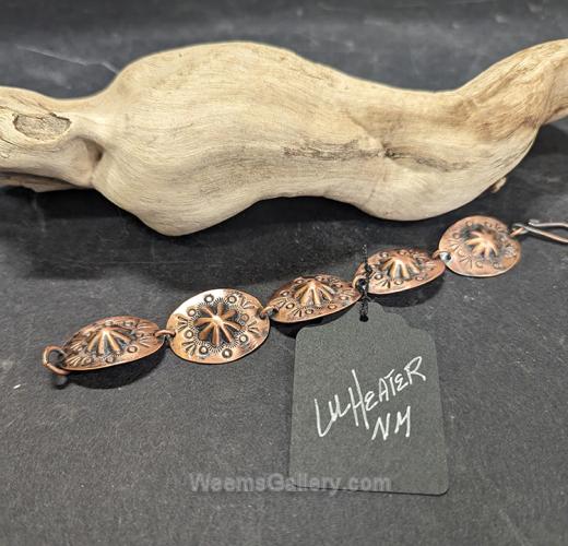 Copper Link Bracelet by Lu Heater
